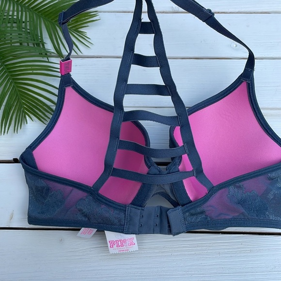 NWT VS PINK Ladder Back T-Shirt Bra size 32D - Picture 4 of 5